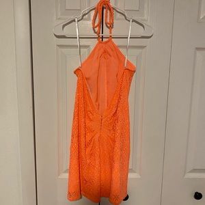 Lovers+friends backless halter dress